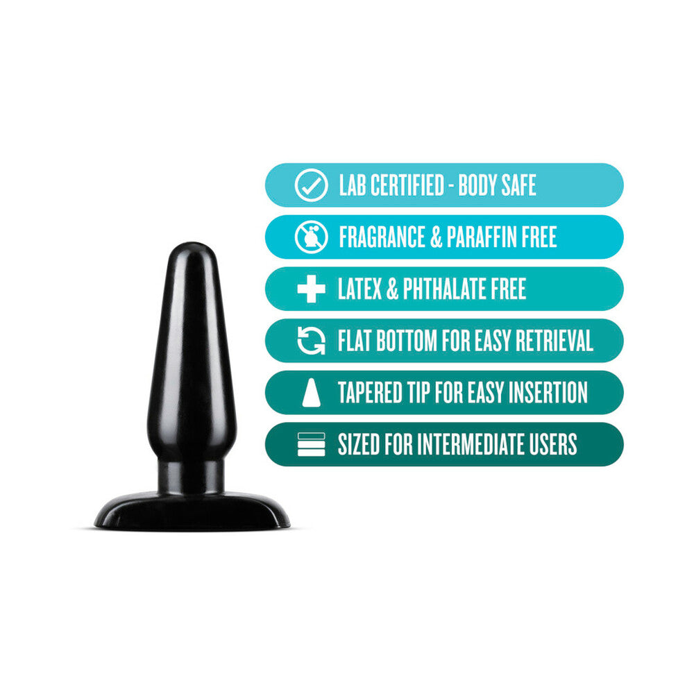 Anal Adventures Basic Anal Plug Medium Black - product image 4