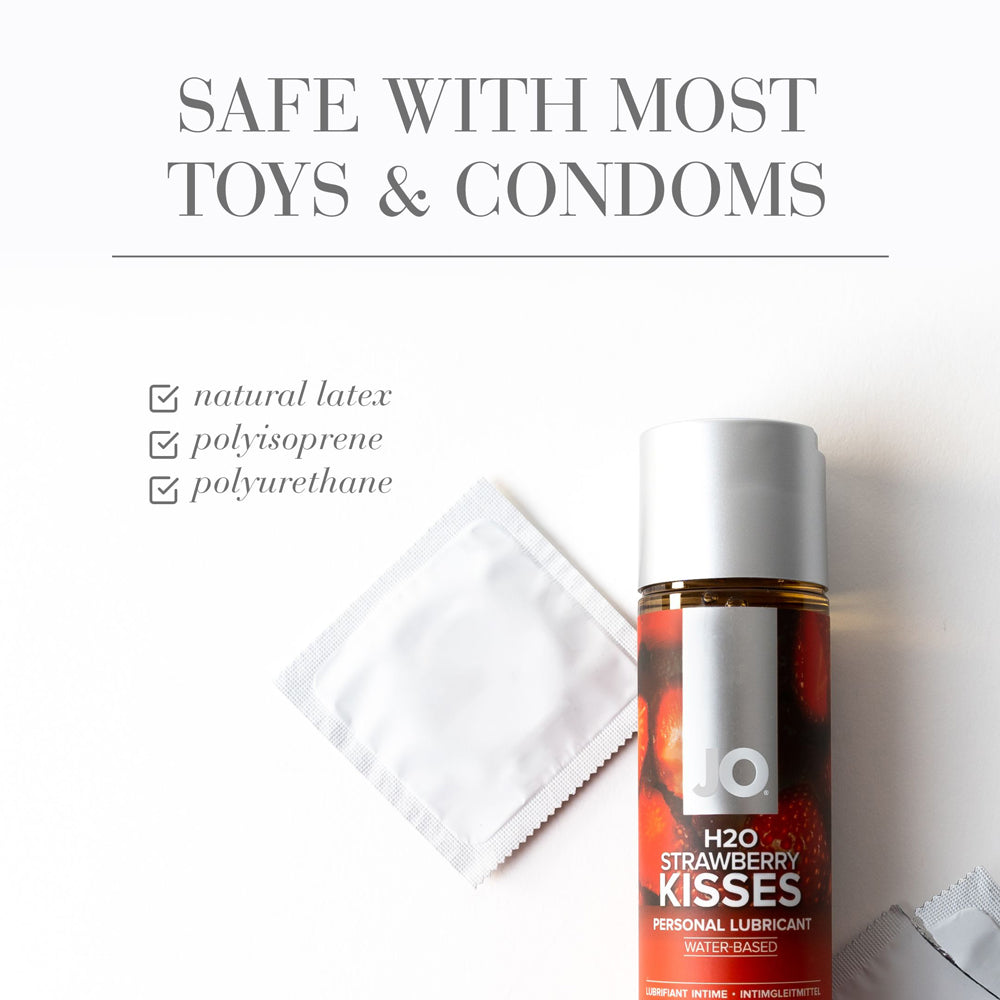 JO H2O Strawberry Kisses Flavored Water-Based Lubricant 1 oz. - product image 3