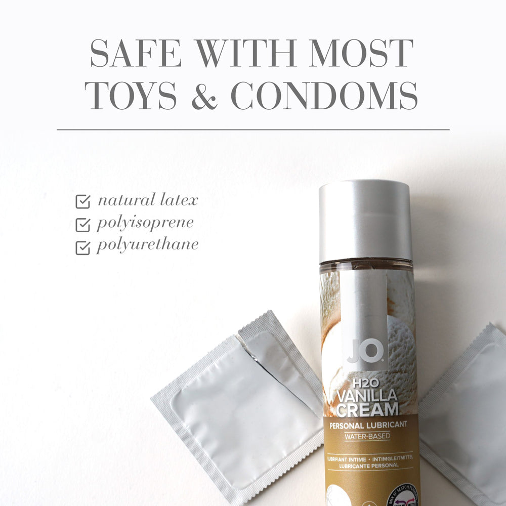 JO H2O Vanilla Cream Flavored Water-Based Lubricant 1 oz. - product image 3