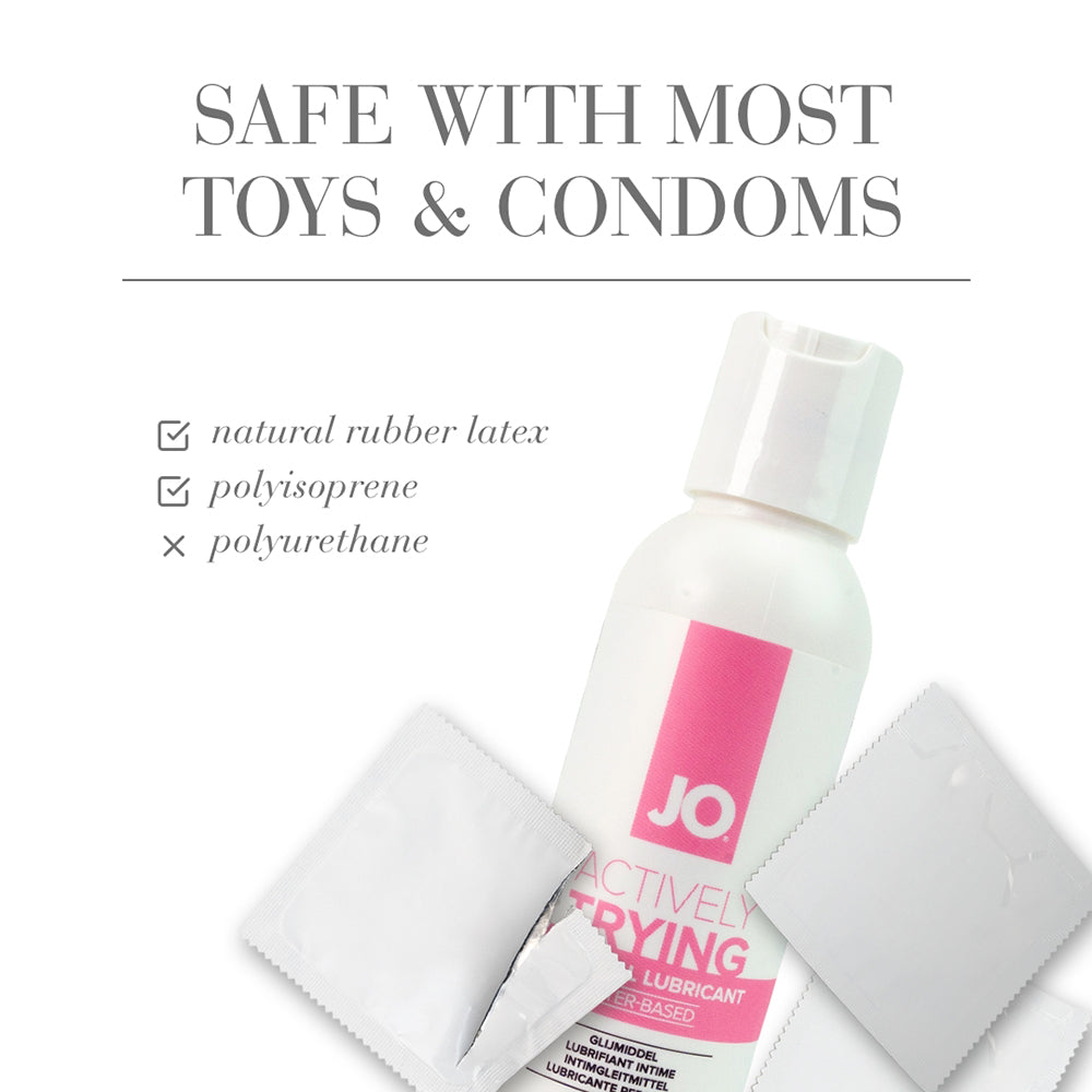 JO Actively Trying Paraben-Free Water-Based Lubricant 4 oz. - product image 4
