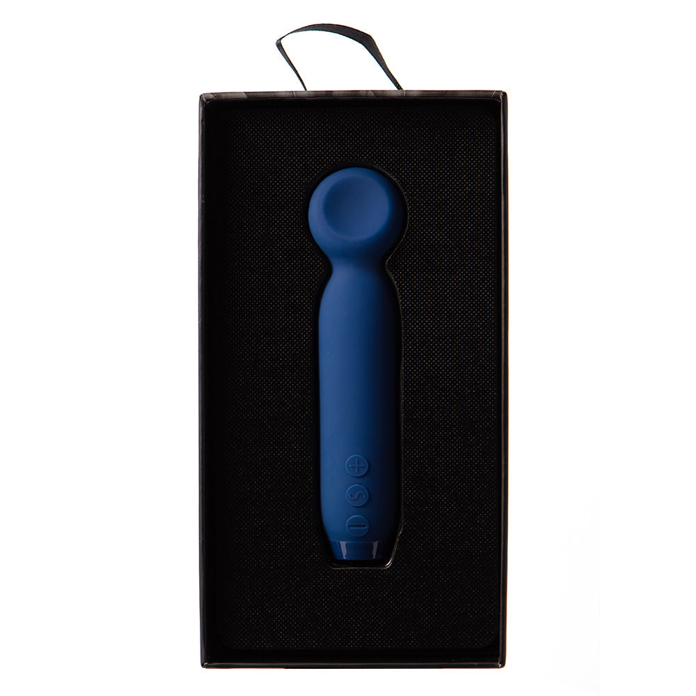 Je Joue Vita Rechargeable Silicone Wand Tip Bullet Vibrator Cobalt Blue - product image 5