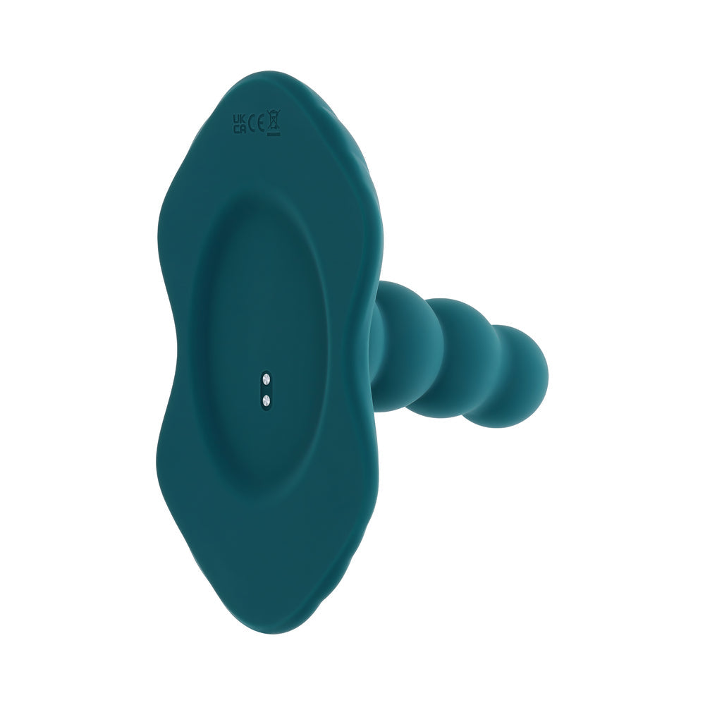Playboy Have A Seat Rechargeable Silicone Remote-Controlled Vibrating Grind Pad Deep Teal - product image 7
