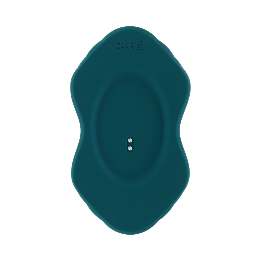 Playboy Have A Seat Rechargeable Silicone Remote-Controlled Vibrating Grind Pad Deep Teal - product image 8