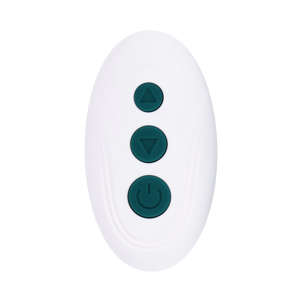 Playboy Have A Seat Rechargeable Silicone Remote-Controlled Vibrating Grind Pad Deep Teal - product image 10