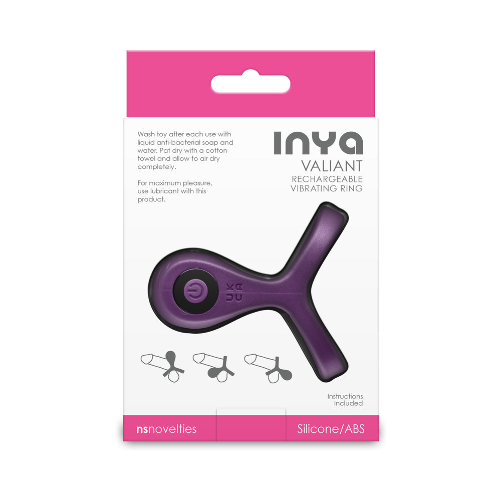 INYA Valiant Rechargeable Vibrating Ring Berry - product image 4