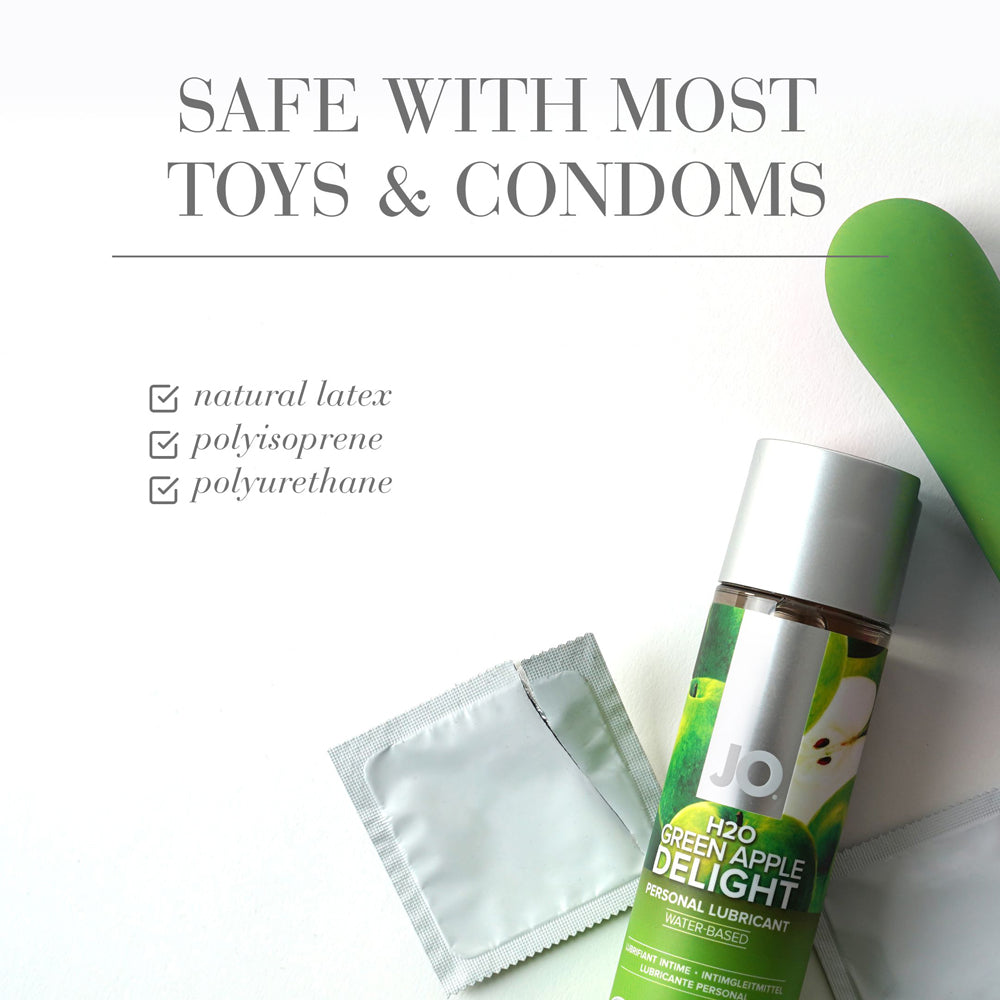 JO H2O Green Apple Delight Flavored Water-Based Lubricant 1 oz. - product image 3