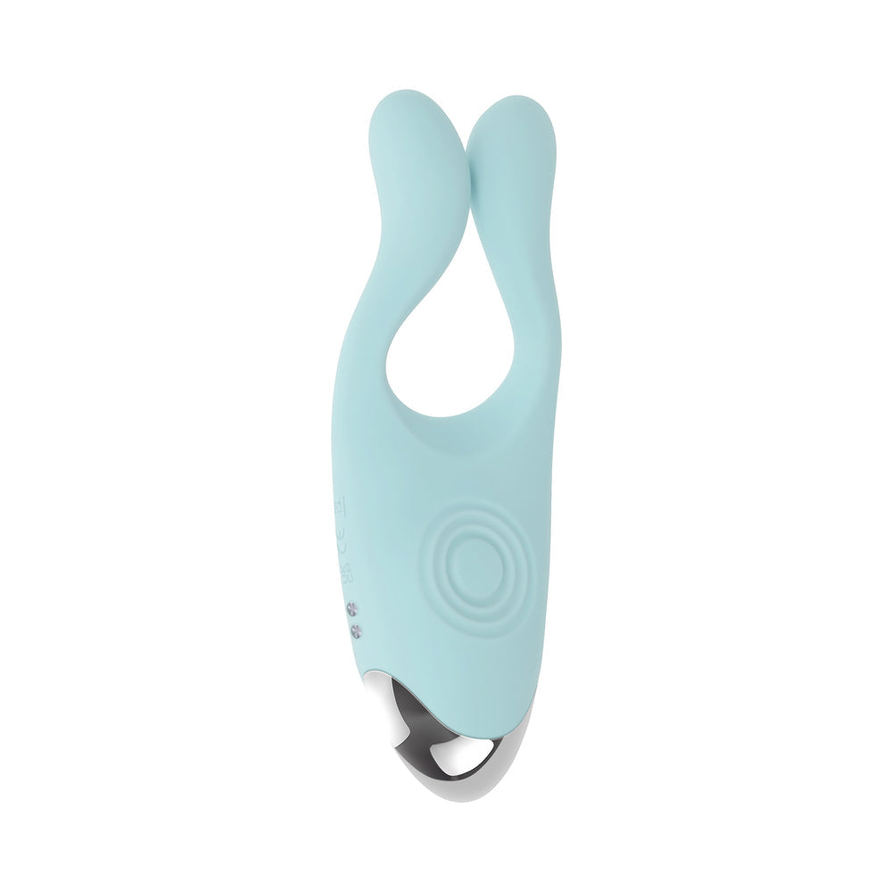 Evolved Couples Therapy Rechargeable Silicone Flexible Arm Tapping Finger Vibrator Mint - product image 3