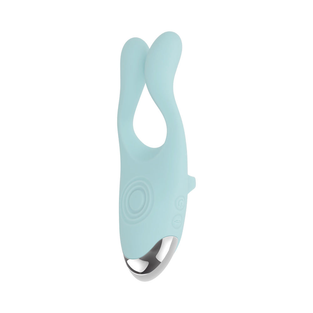 Evolved Couples Therapy Rechargeable Silicone Flexible Arm Tapping Finger Vibrator Mint - product image 5