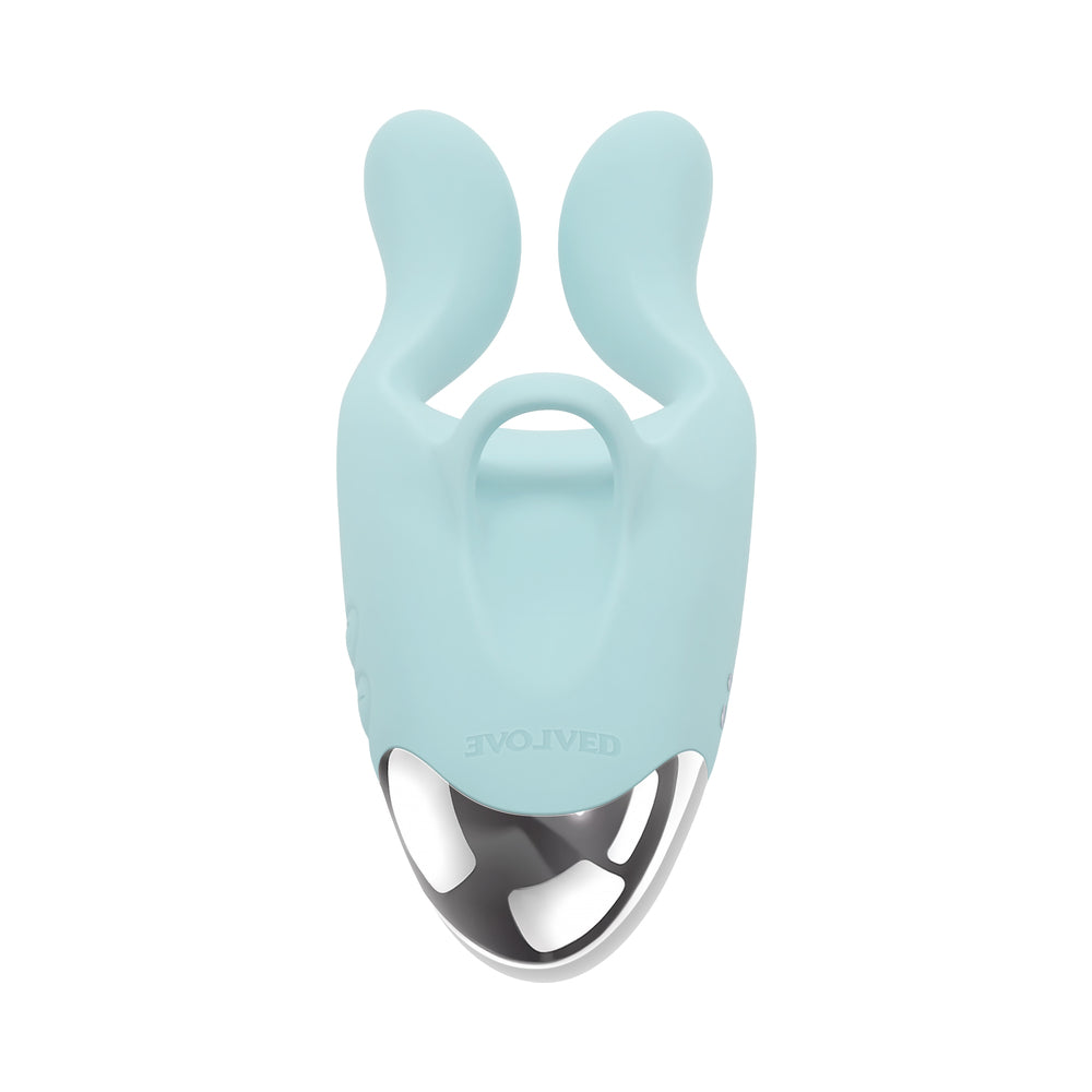 Evolved Couples Therapy Rechargeable Silicone Flexible Arm Tapping Finger Vibrator Mint - product image 9