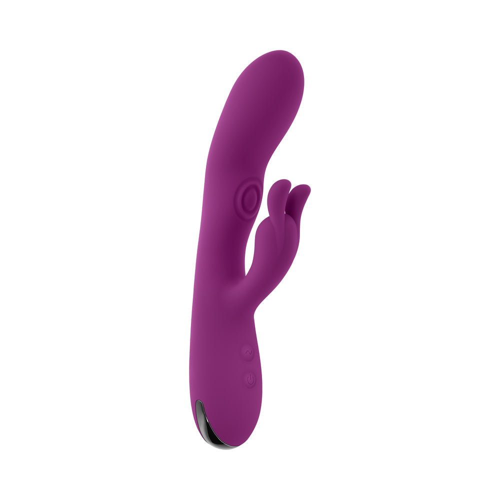 Playboy Busy Bunny Rechargeable Dual Stimulator Vibrator Silicone Wild Aster - product image 3