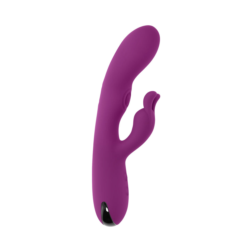 Playboy Busy Bunny Rechargeable Dual Stimulator Vibrator Silicone Wild Aster - product image 4