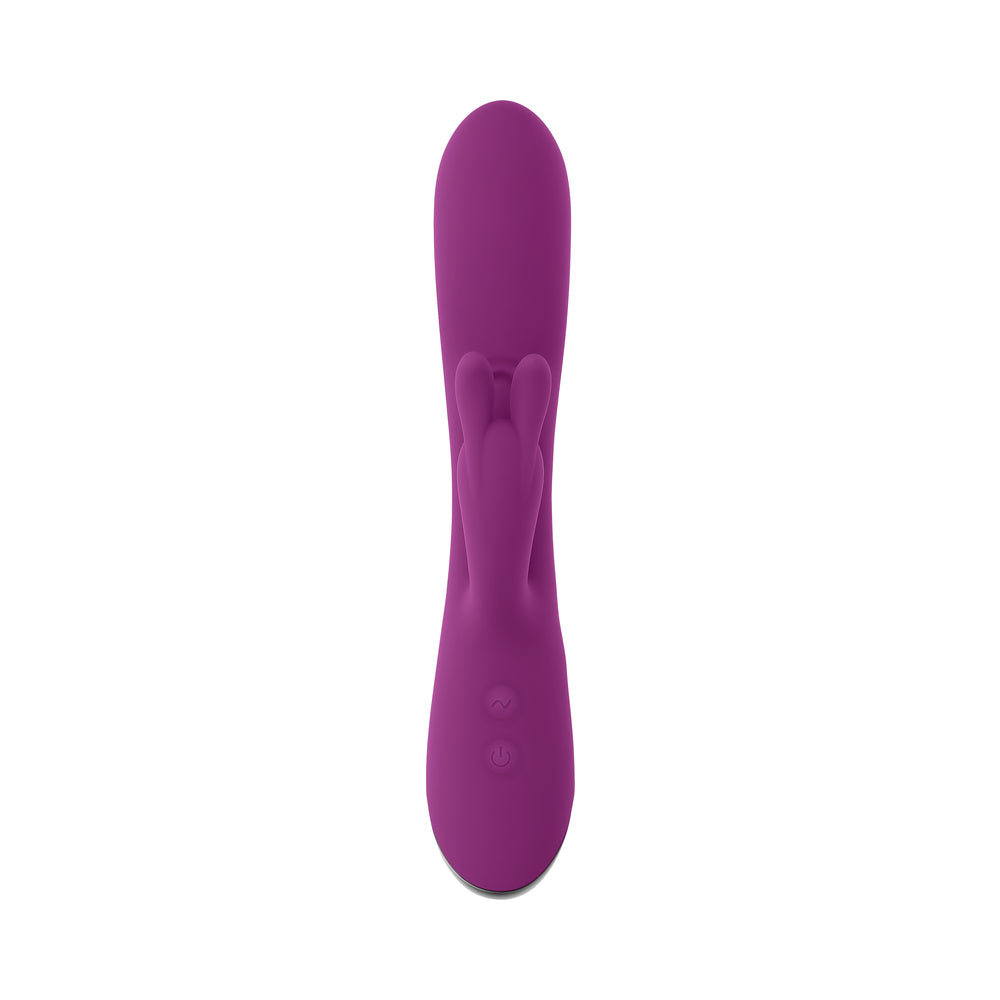 Playboy Busy Bunny Rechargeable Dual Stimulator Vibrator Silicone Wild Aster - product image 5