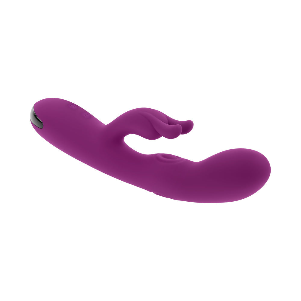 Playboy Busy Bunny Rechargeable Dual Stimulator Vibrator Silicone Wild Aster - product image 7