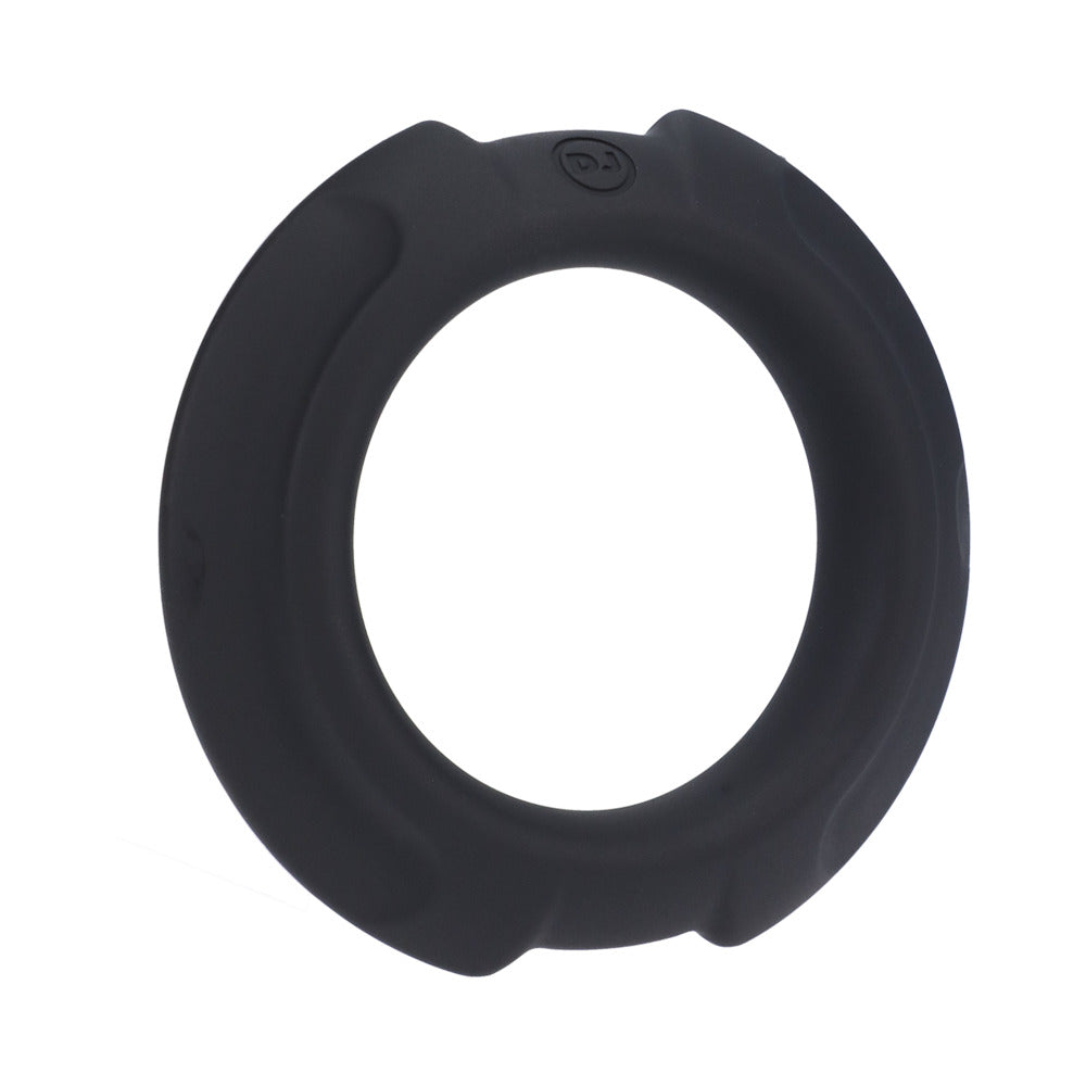 OptiMALE FlexiSteel Silicone, Metal Core Cock Ring 43 mm Black - product image 3