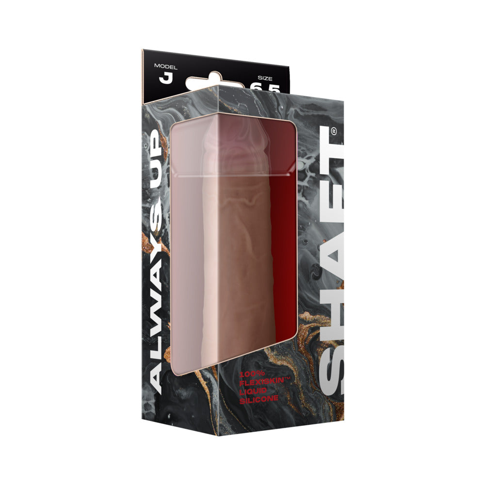 Shaft Model J: 6.5 in. Dual Density Silicone Dildo Pine - product image 4