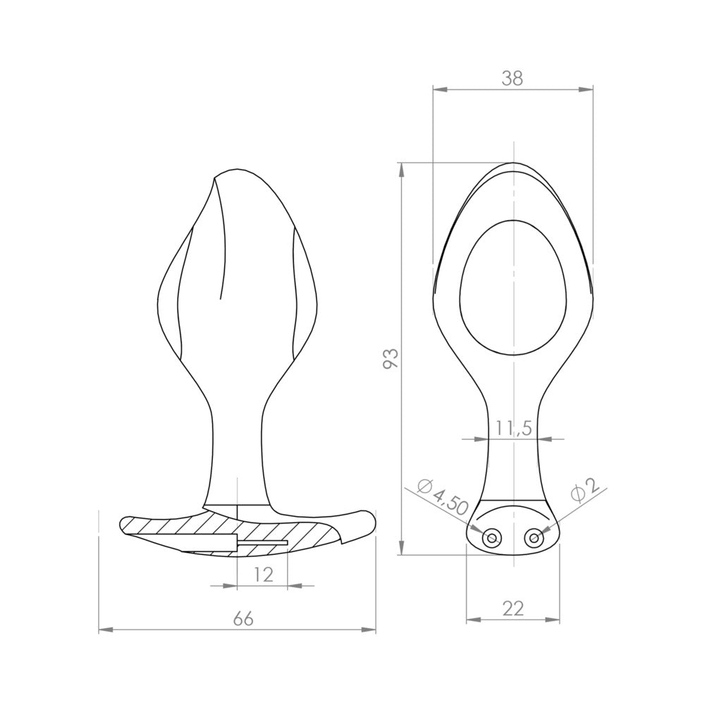 Mystim Rocking Force Anal Plug Small - product image 6