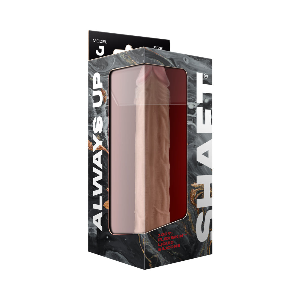 Shaft Model J: 9.5 in. Dual Density Silicone Dildo Pine - product image 6
